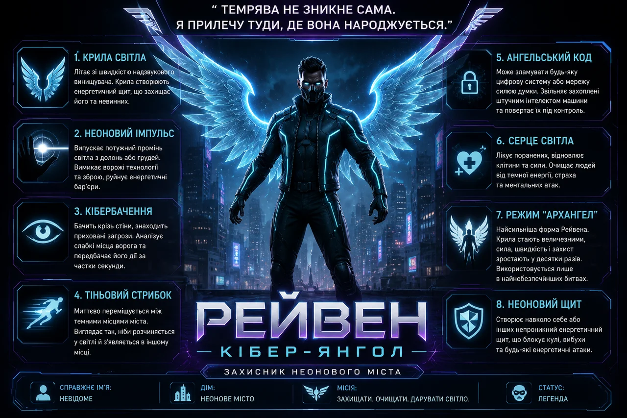 Рейвен Кібер -Янгол