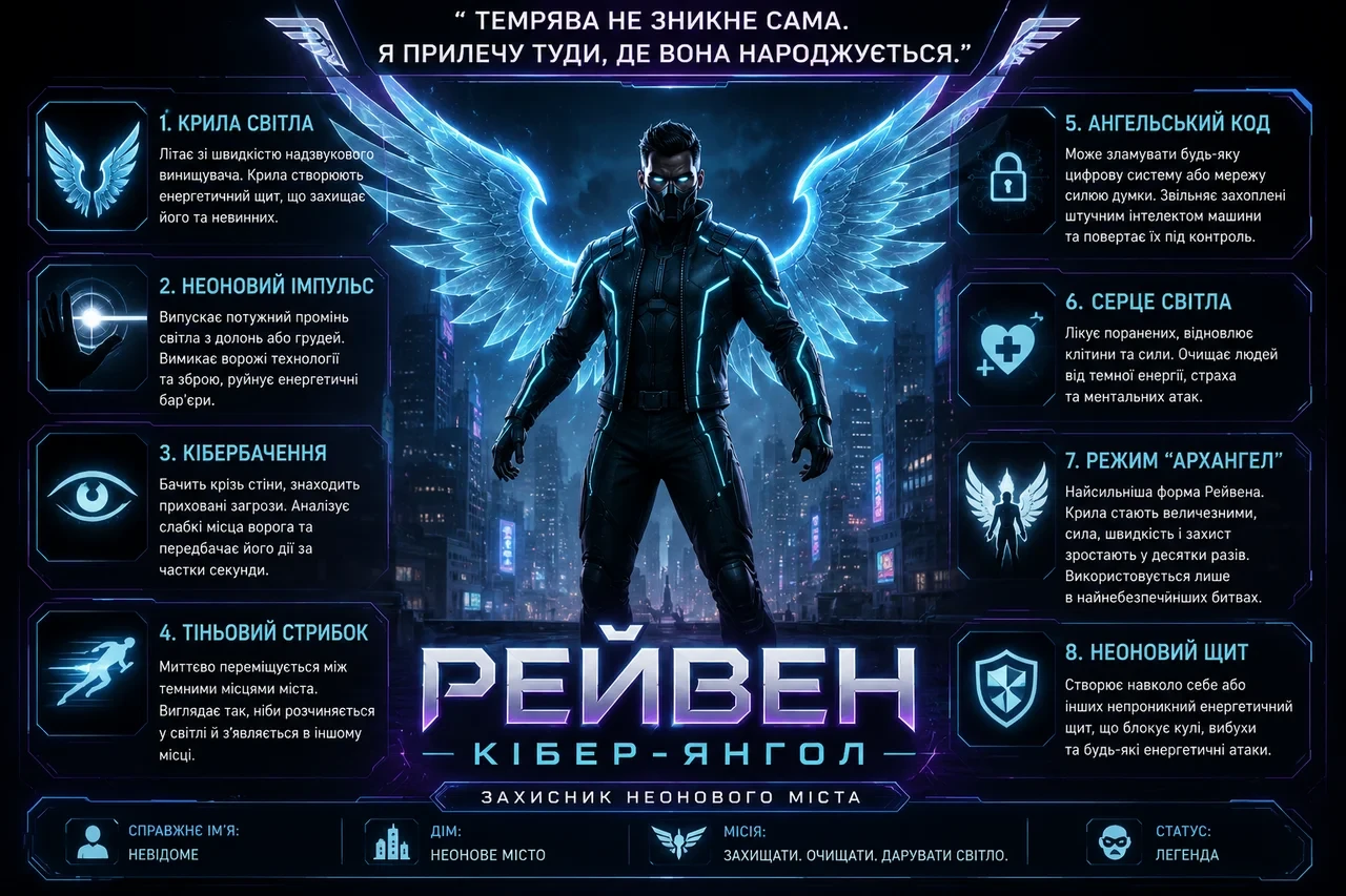 Рейвен Кібер -Янгол